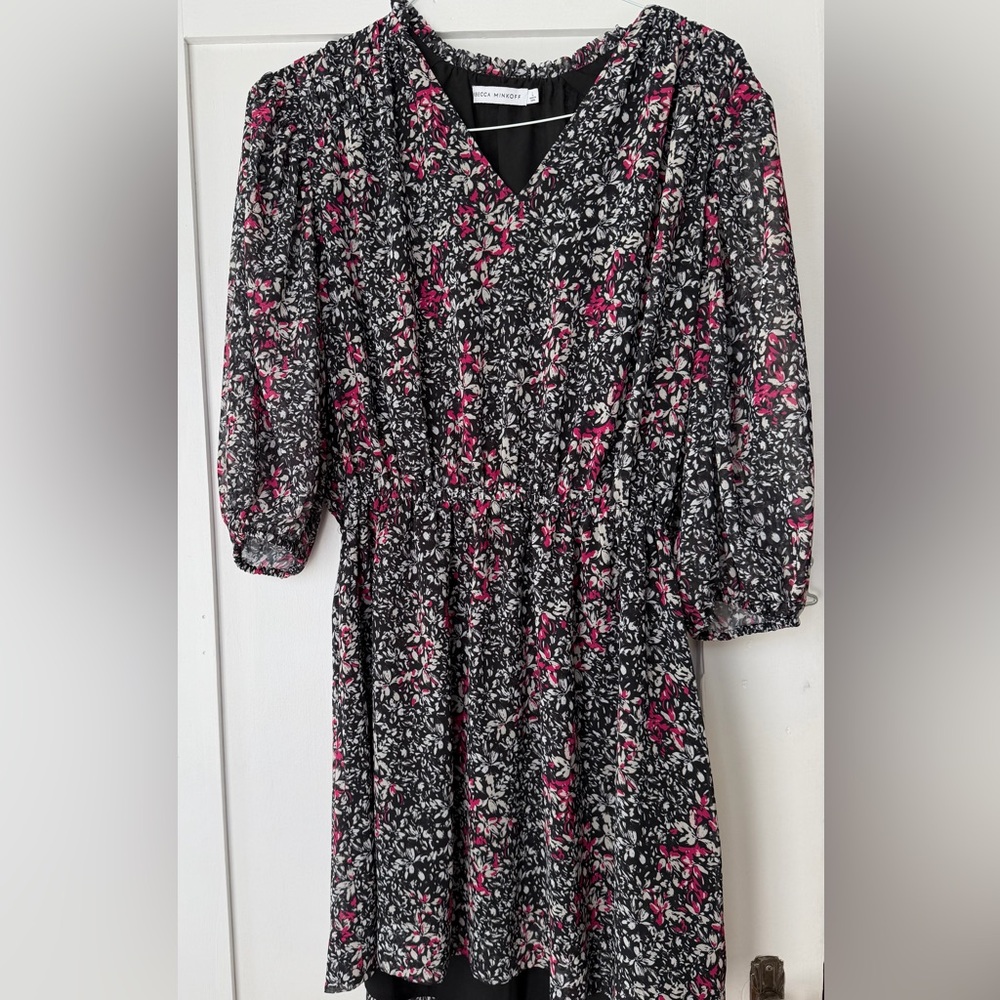 Rebecca Minkoff Isabella floral print V-neck dress